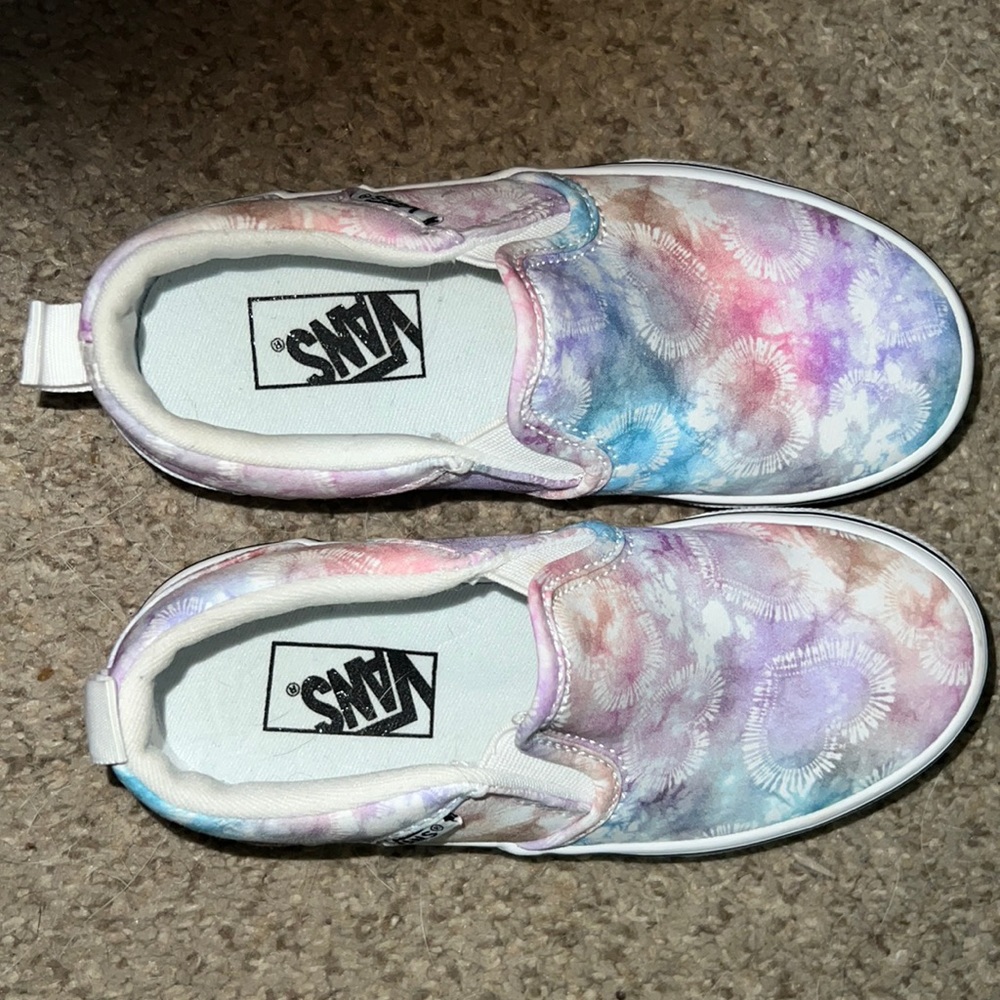 Girls Slip-on Shoe- Vans, size 12.